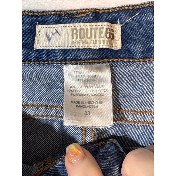 Route 66 Skinny Jeans Women 14 Blue Excellent Stretch Medium Wash Mid Rise - Picture 3 of 7